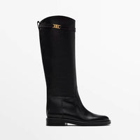 Valentina - Elegant Knee-High Leather Boots