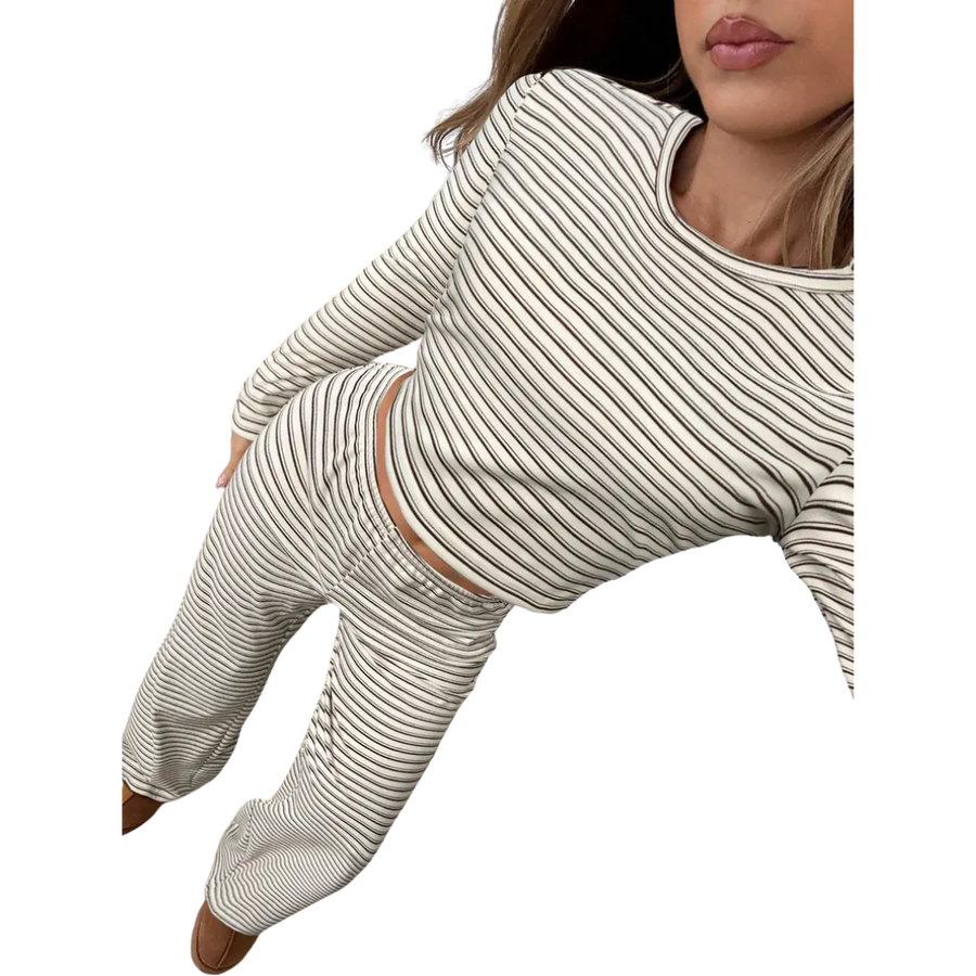 Raine - Striped Relaxed Loungewear Set