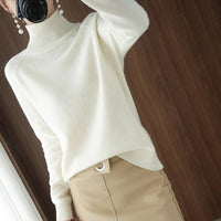 Amelie Cashmere Turtleneck Sweater