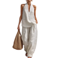 Ismerie – Breezy Halter Wide-Leg Two Piece Set