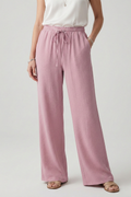 Caroline | Womens Casual Palazzo Trousers with Drawstring Waist and