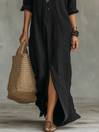 Andie – Flowing Black Maxi Dress