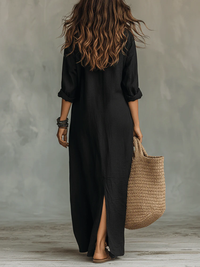 Andie – Flowing Black Maxi Dress