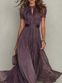 Effy – Violet Chiffon Maxi Dress