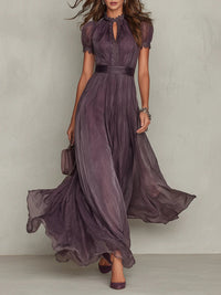 Effy – Violet Chiffon Maxi Dress