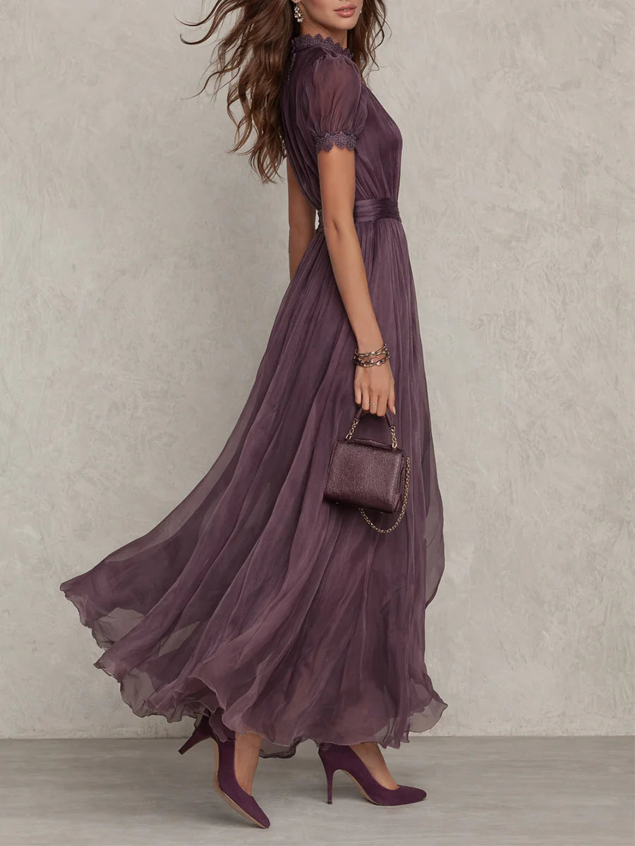 Effy – Violet Chiffon Maxi Dress