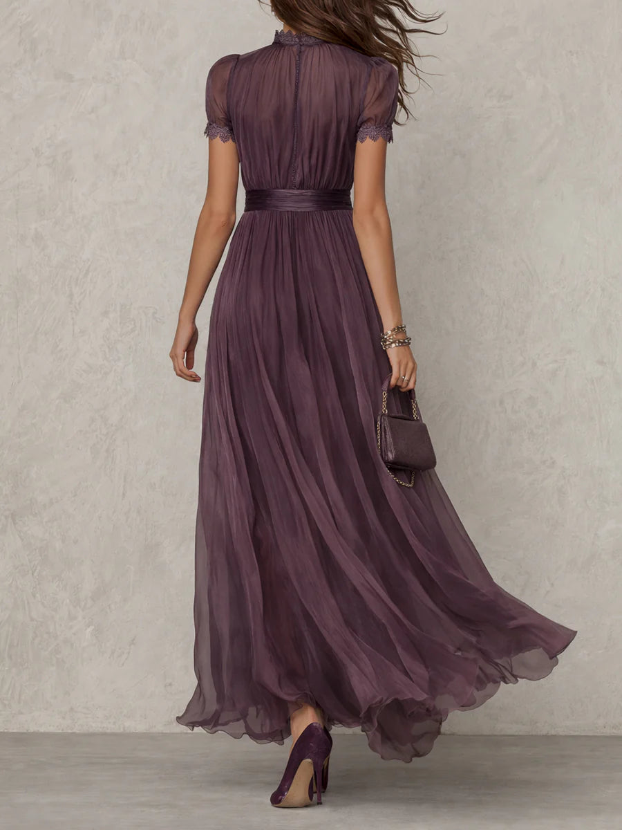 Effy – Violet Chiffon Maxi Dress