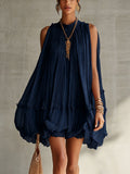 Valentina – Chiffon Halterneck Mini Dress