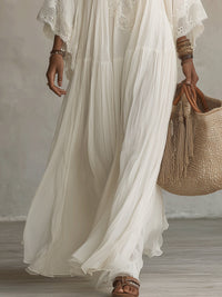 Darcie - Flowing V-Neck Maxi Dress