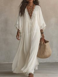 Darcie - Flowing V-Neck Maxi Dress