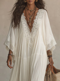 Darcie - Flowing V-Neck Maxi Dress