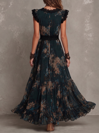 Petra – Floral Tiered Maxi Dress