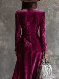 Cosima – Velvet Blazer Maxi Dress