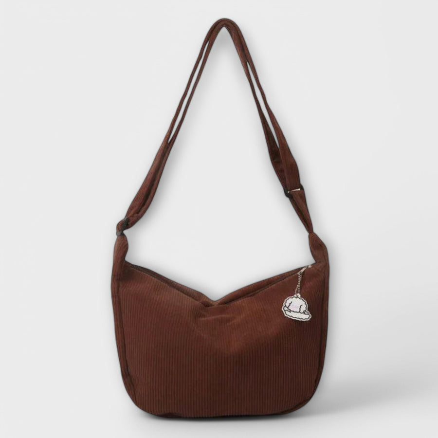 Cordura Shoulder Bags For Women Dark Brown
