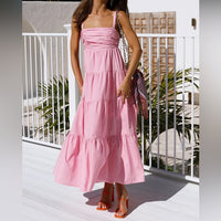Dress Pink Maxi Dress Color: Pink Size: S