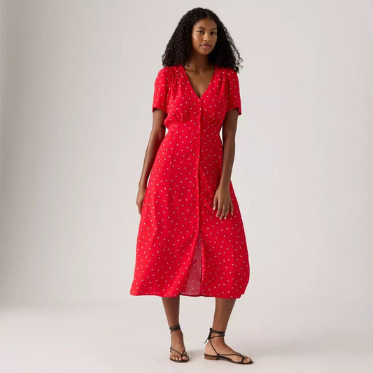 Sarina Short Sleeve Midi Dress