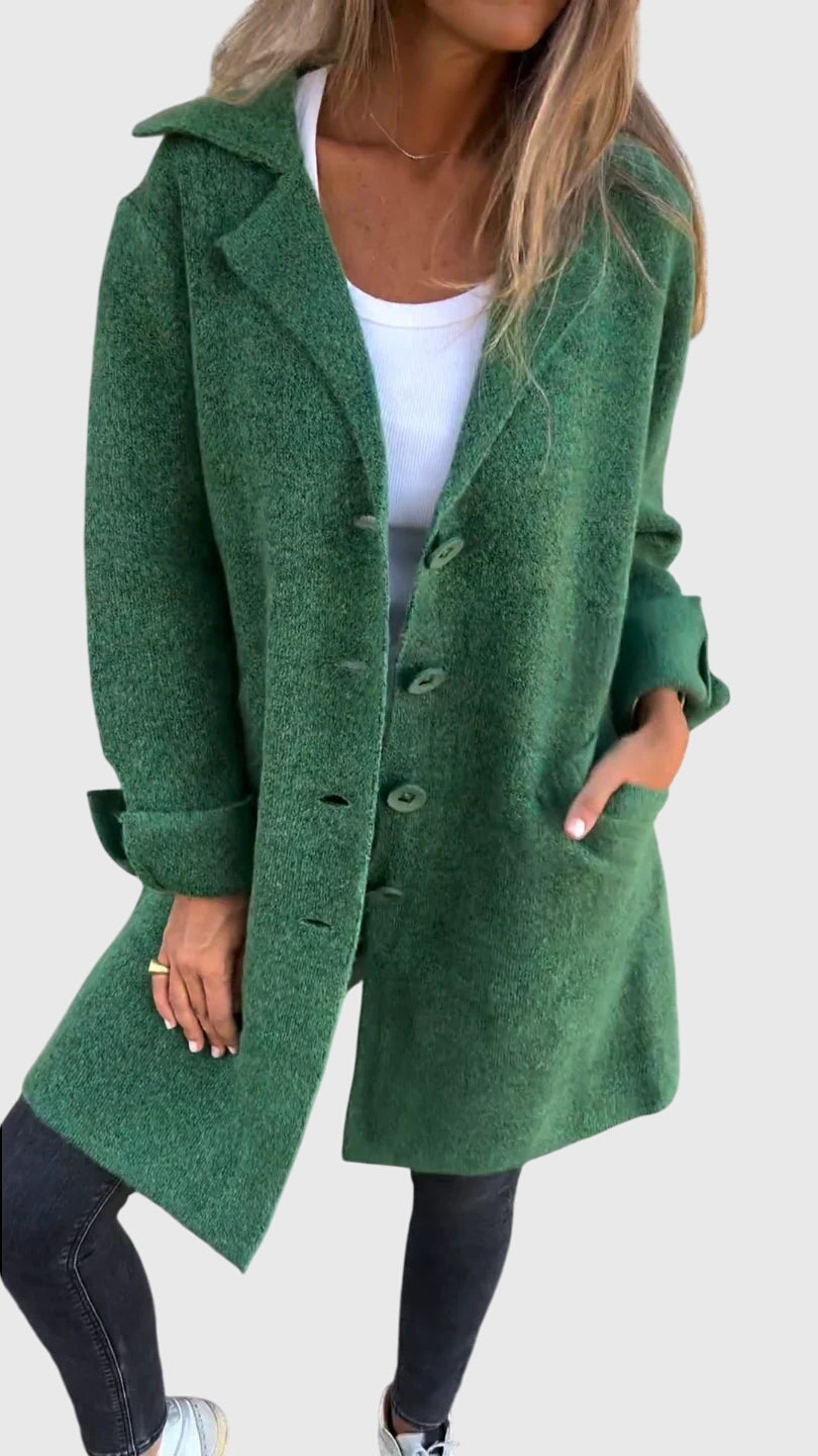 Lisa - Blazer With Buttons Green