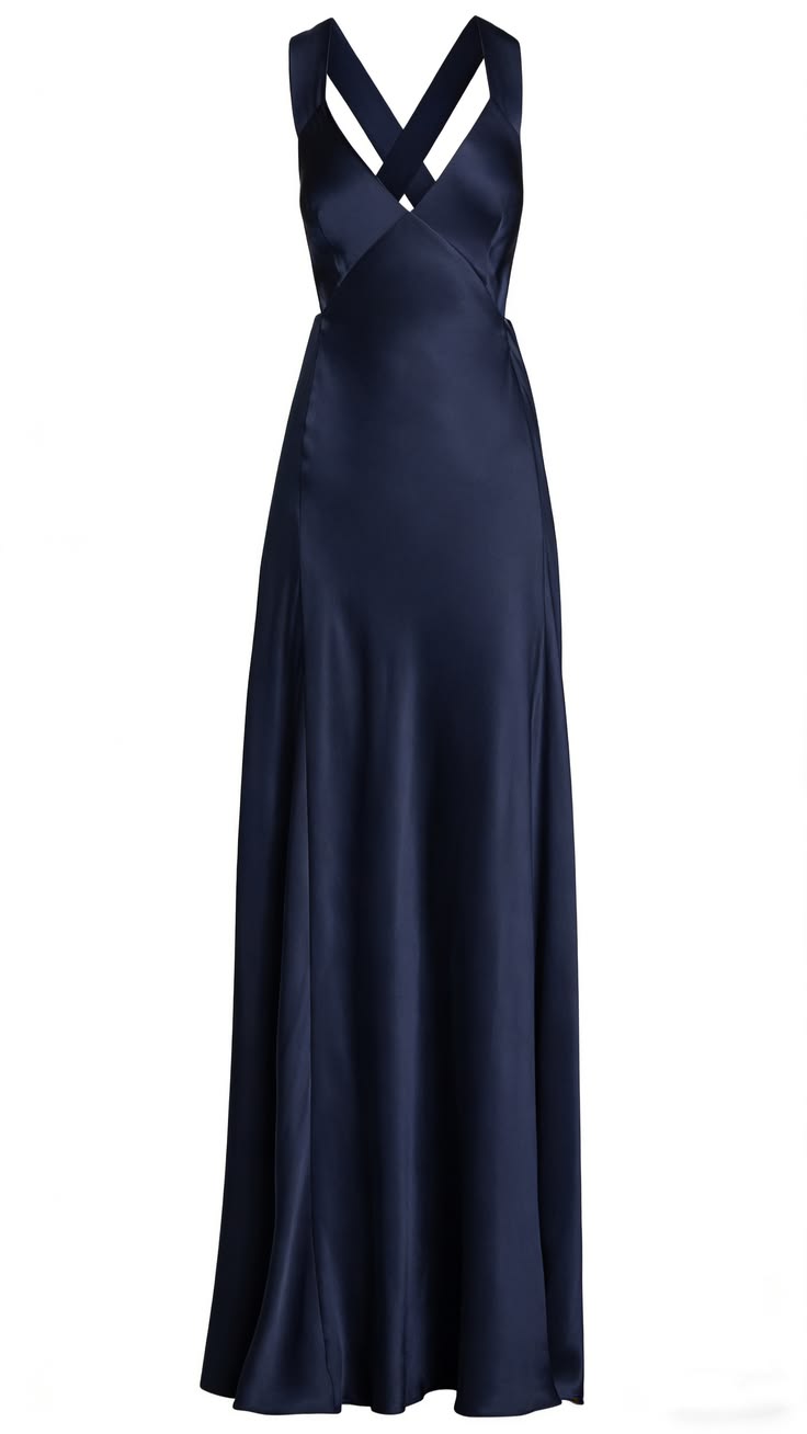 Simple A Line Straps Mint Green Long Prom Dress Navy Blue