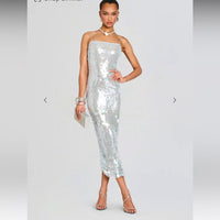 Retrofete Dress Retrofete Alana Sequin Dress Color: Blue Size: S