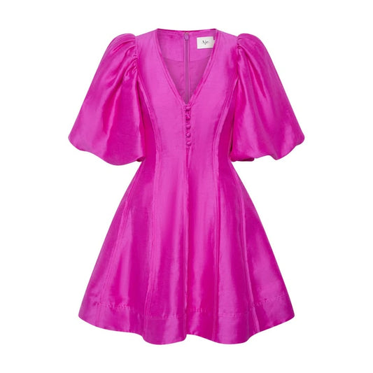 Dusk Puff Sleeve Mini Dress Coveti