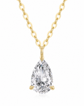 2ct Drop-Shaped Diamond Necklace