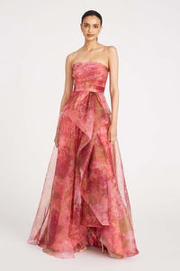 Fahreta Strapless Organza Gown (Women)