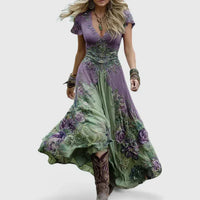 Bessie - Elegant Floral Maxi Dress