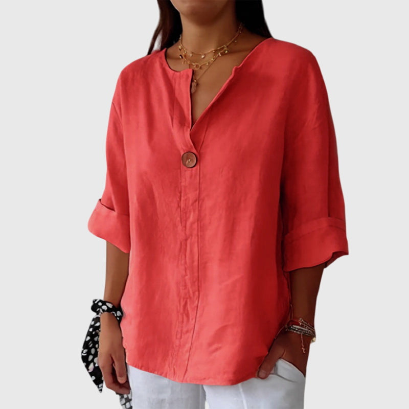 Valentina | Elegant Blouse Red