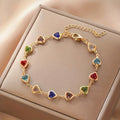 Clarah – Heart Charm Bracelet