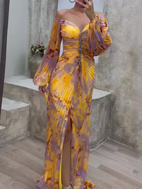 Bryony - Elegant Dress with V-Neck