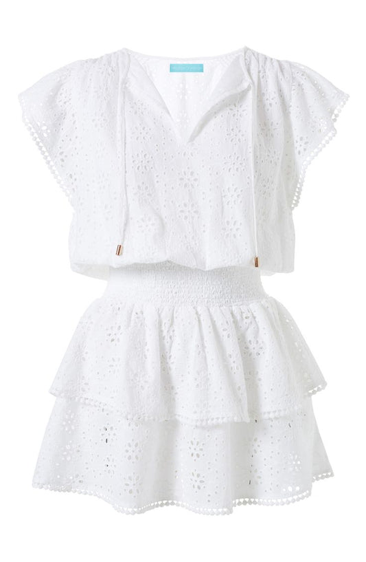 Melissa Odabash Keri Cover Up Dress In White At