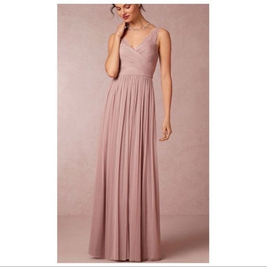 Dress Mauve Maxi Dress Color: Pink Purple Size: 10