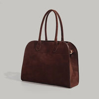 Emilia Retro Suede Shoulder Bag