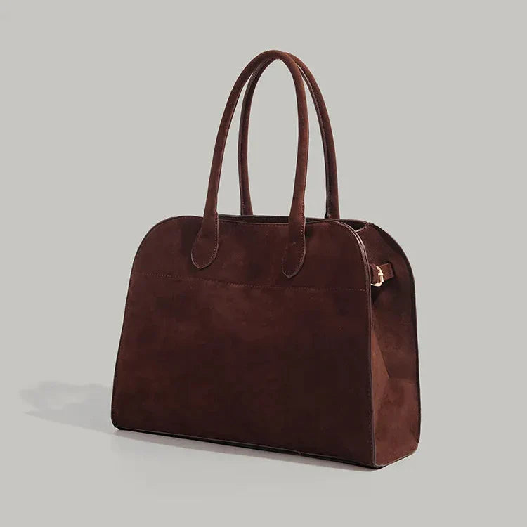 Emilia Retro Suede Shoulder Bag