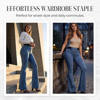 Eliana – High Waist Stretch Flare Jeans for Everyday Wear