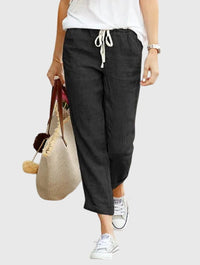 Zanra | Elegant Summer Pants Black