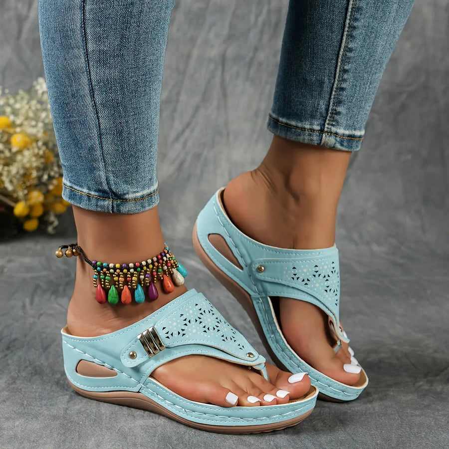 Elinor – Wedge Toe Sandals for Women