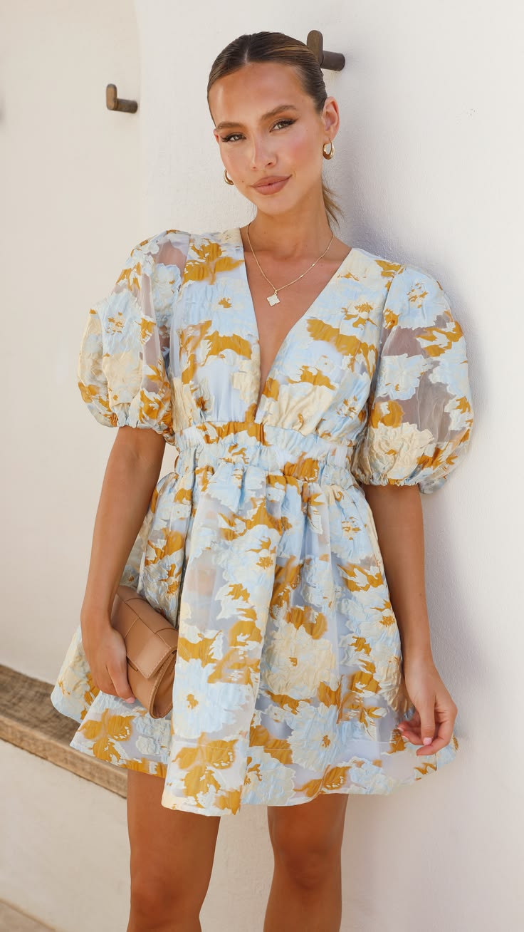 Abel Mini Dress Blue 18 Blue