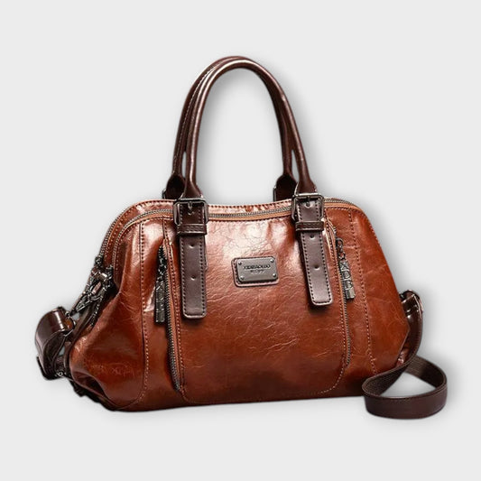 Olivia - Elegant Vintage Shoulder Bag Brown