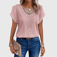 Pearl | Elegant Ibiza Style Blouse Pink
