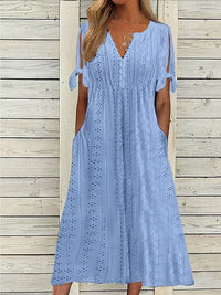 Women's Midi Dress Boho Dress A Line Dress Summer Dress Pleated Dress