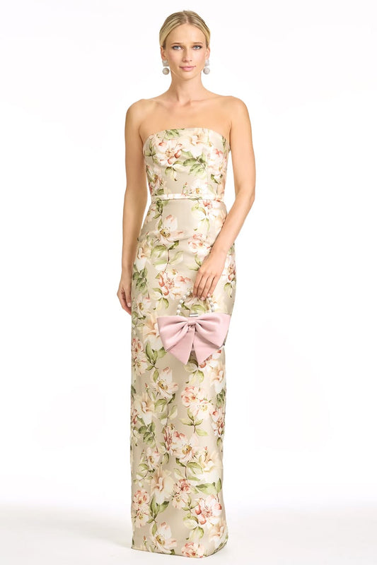 Sophia Gown Pewter Camellia