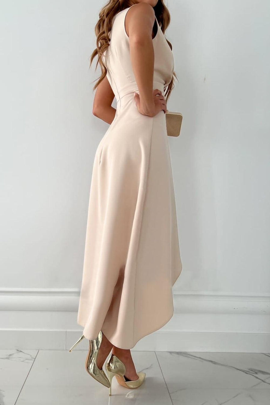 Olivia - Midi Wrap Dress with V-Neck