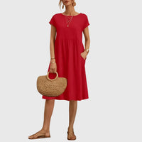 Mirabel | Elegant Spring Dress Red