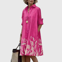 Paige - Elegant Dress With Pockets Pink