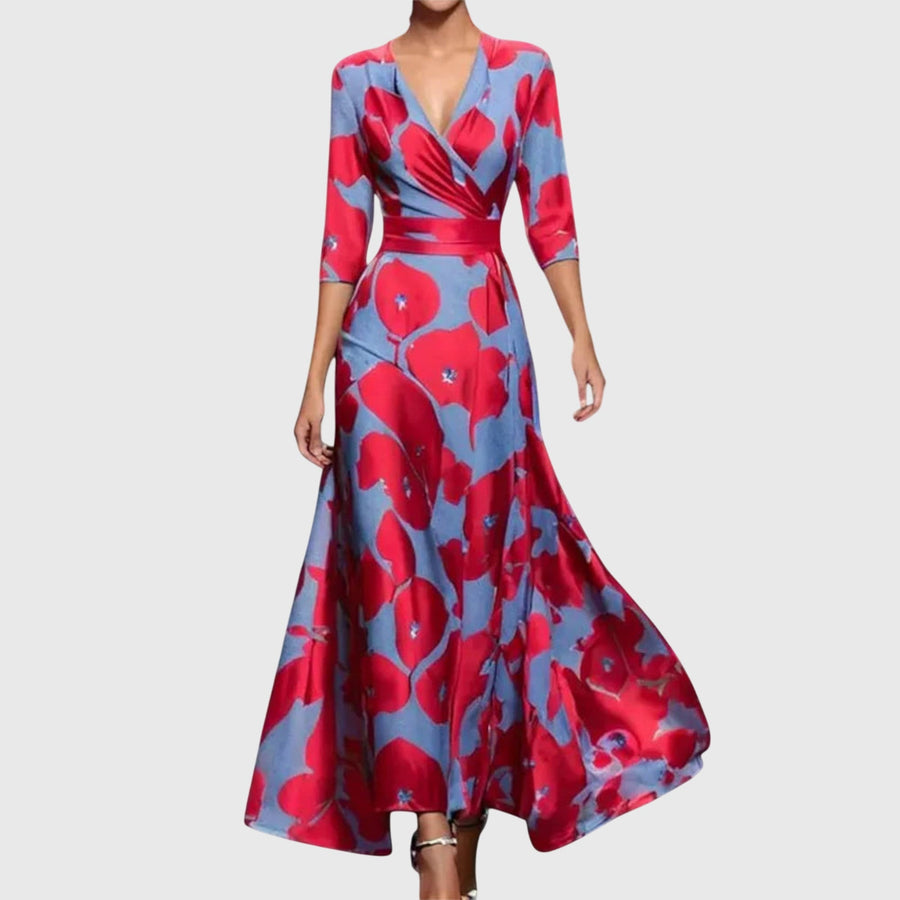 Leila | Elegant Dress Red
