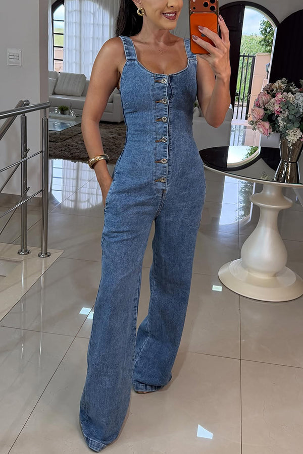 Arla - Denim Jumpsuit