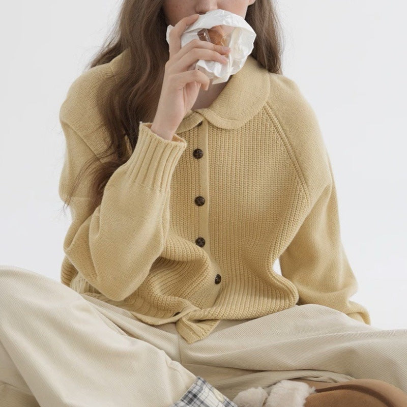 Adelais | Women's Button Up Collared Sweater
