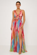 Adrienne Painted Maxi Dress