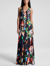 A.L.C. Dress A.L.C. Ai Printed Halter Gown Color: Black Size: Various